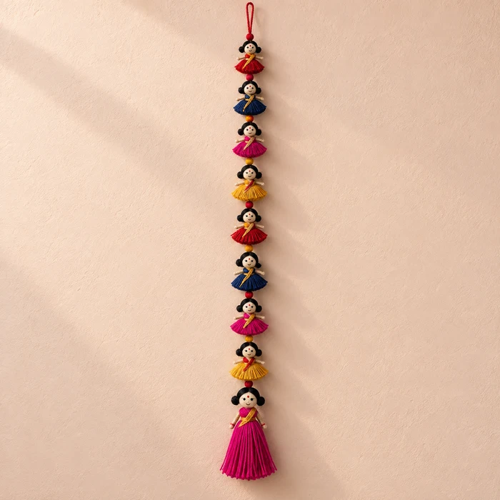 Colourful Jute Doll Hanging
