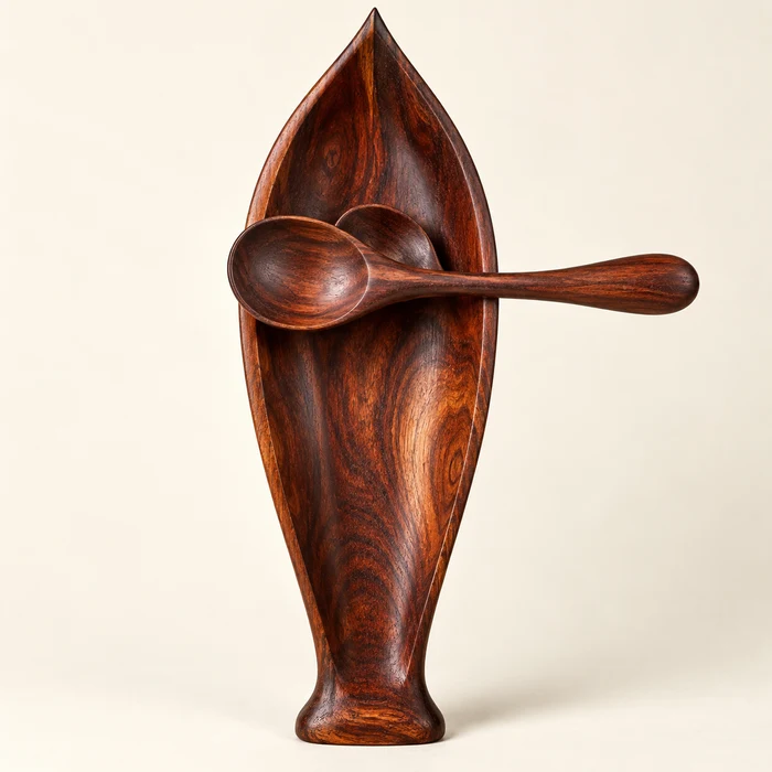 Wooden Serving Utensil Set
